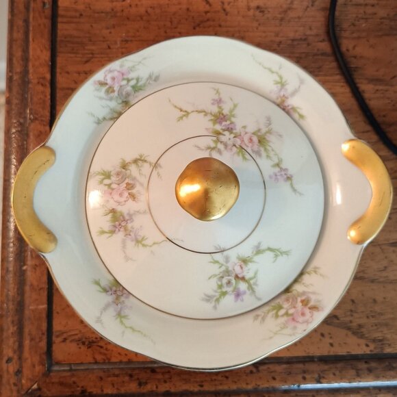 Vintage Theodore Haviland Rosalinde Sugar Bowl and Lid. New York - Picture 3 of 6